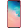 Coque rigide en cuir rouge Samsung EF-VG975LR pour Galaxy S10+ G975