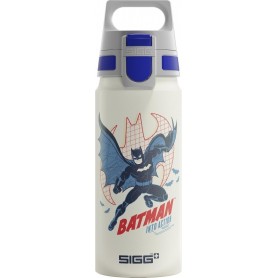 SIGG - Gourde Enfant En Aluminium - WMB ONE - Convient Aux Boissons Gazeuses - Étanche & Légère - Sans BPA - Certifiée Neutre En CO2 - 0,6L