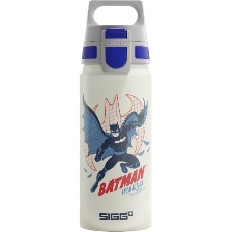 SIGG - Gourde Enfant En Aluminium - WMB ONE - Convient Aux Boissons Gazeuses - Étanche & Légère - Sans BPA - Certifiée Neutre En CO2 - 0,6L