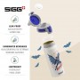 SIGG - Gourde Enfant En Aluminium - WMB ONE - Convient Aux Boissons Gazeuses - Étanche & Légère - Sans BPA - Certifiée Neutre En CO2 - 0,6L