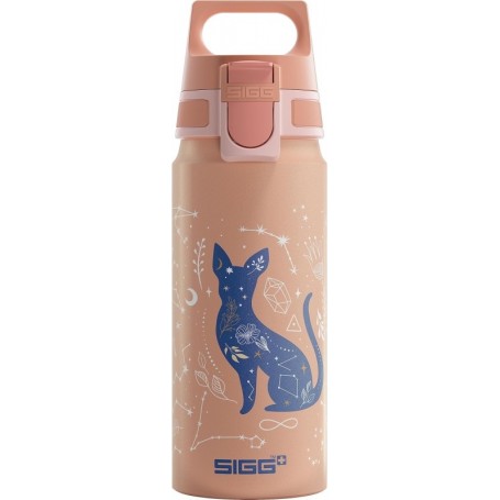 SIGG - Gourde Enfant En Aluminium - WMB ONE - Convient Aux Boissons Gazeuses - Étanche & Légère - Sans BPA - Certifiée Neutre En CO2 - 0,6L