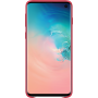 Coque rigide en cuir rouge Samsung EF-VG973LR pour Galaxy S10 G973