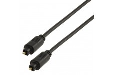 CABLE OPTIQUE TOSLINK - TOSLINK - 1m