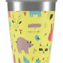 Sigg Set de Gobelets pour Enfant (4 x 0,35 L), Gobelets Réutilisables au Design Coloré pour Filles et Garçons, Verres pour Enfants à Utiliser à la Maison et en Extérieur