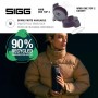 SIGG - Gourde Isotherme - Shield Therm One - Convient Aux Boissons Gazeuses - Étanche - Passe Au Lave Vaisselle - Sans BPA - Acier Inoxydable 90% Recyclé - 0,5L /0,75L / 1L