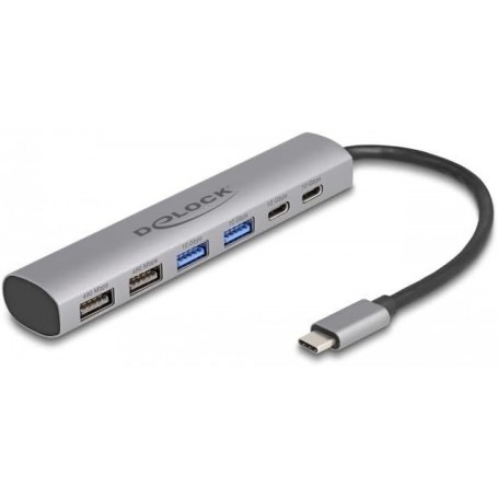 Hub 6 prises USB avec 4 x USB Type-A femelle et 2 x USB ...