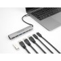 Hub 6 prises USB avec 4 x USB Type-A femelle et 2 x USB ...