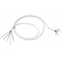  Câble de cuisinière 1,5 m blanc 5G1.50AE, H/AEH H05VV-F 5G1.50 Seperatly packaged