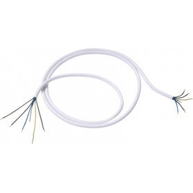  Câble de cuisinière 1,5 m blanc 5G1.50AE, H/AEH H05VV-F 5G1.50 Seperatly packaged