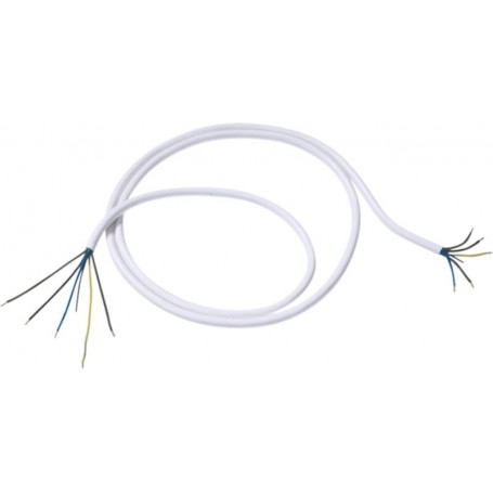  Câble de cuisinière 1,5 m blanc 5G1.50AE, H/AEH H05VV-F 5G1.50 Seperatly packaged