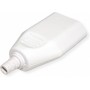  prise euro plate 2,5A/250VAC, montage, blanc