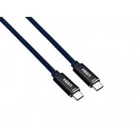  câble de raccordement, USB 4, 40 Gbps 240W,Type-C PREMIUM Stecker, 1,0m, noir