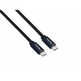  Hi-Speed câble de charge, USB 2.0, 240W,Type-C PREMIUM Stecker, 2,0m, noir