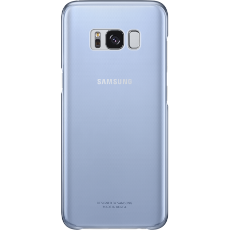 Coque rigide Samsung EF-QG950CL bleue transparente pour Samsung Galaxy S8 G950