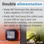 Shelly H&T Gen3 - Noir | Capteur de température et d'humidité connecté | Thermomètre & Hygromètre intérieur/extérieur | Wi-Fi & Bluetooth | Compatible avec Alexa et Google Home | App iOS & Android