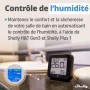 Shelly H&T Gen3 - Noir | Capteur de température et d'humidité connecté | Thermomètre & Hygromètre intérieur/extérieur | Wi-Fi & Bluetooth | Compatible avec Alexa et Google Home | App iOS & Android