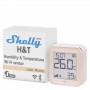 Shelly H&T Gen3 - Moka | Capteur de température et d'humidité connecté | Thermomètre & Hygromètre intérieur/extérieur | Wi-Fi & Bluetooth | Compatible avec Alexa et Google Home | App iOS & Android