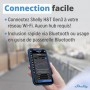 Shelly H&T Gen3 - Moka | Capteur de température et d'humidité connecté | Thermomètre & Hygromètre intérieur/extérieur | Wi-Fi & Bluetooth | Compatible avec Alexa et Google Home | App iOS & Android