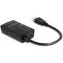 DeLOCK 64225 convertisseur série, répéteur et isolateur USB 2.0 Noir
