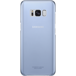 Coque rigide Samsung EF-QG955CL bleue transparente pour Samsung Galaxy S8 + G955