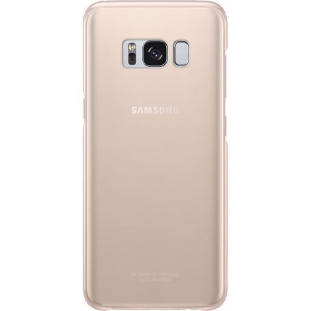 Coque rigide Samsung EF-QG955CP rose transparente pour Samsung Galaxy S8 + G955