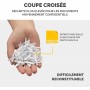 Fellowes Destructeur de Document LX70, destructeur Personnel Papier avec agrafes, Trombones et Carte de crédit, Coupe croisée, Corbeille 18L, Capacité : 11 Feuilles, Blanc