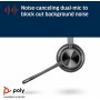 M-casque Poly Voyager 4320 UC USB-A