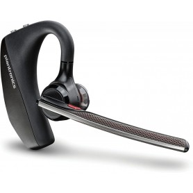 Micro-casque sans fil Plantronics Voyager 5200 Poly, micro-casque Bluetooth monaural avec micro antibruit, design ergonomique, commandes vocales, léger, connexion au mobile/à la tablette via Bluetooth