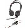 HP Poly Blackwire C5220 USB-C et stéréo 3,5 mm