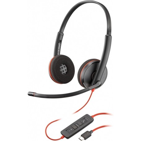  Poly Blackwire 3220 Casque stéréo USB-C