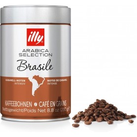 Illy Café Brésilien Monoarabica en Grains, 250g