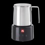 illy - Melkschuimer zwart/RVS (23760)