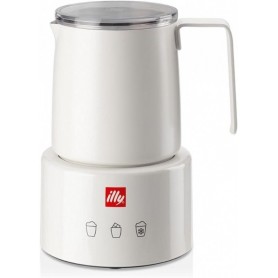 illy Milk Frother, Mousseur à lait électrique pour mousse lait chaud et froid et chocolat chaud
