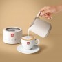 illy Milk Frother, Mousseur à lait électrique pour mousse lait chaud et froid et chocolat chaud