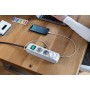 Brennenstuhl USB-Steckdosenadapter, USB-A Ladebuchse 2,4 A, max. 12,0 W, weiß