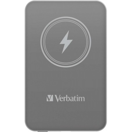 Charge 'n' Go Magnetic Wireless Power Bank 5000 Grey