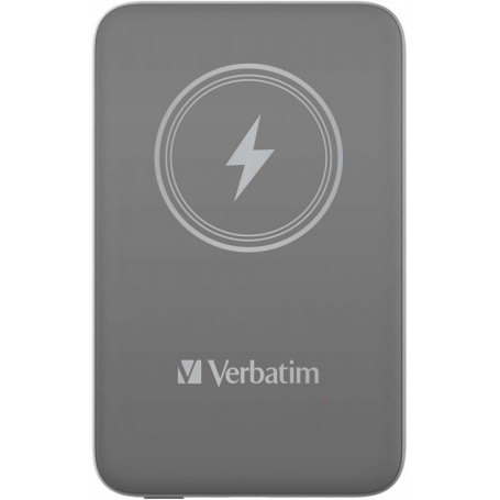 Charge 'n' Go Magnetic Wireless Power Bank 10000 Grey