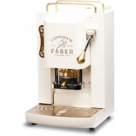 Faber Pro Deluxe Macchina da Caffè Cialde 44mm Turquoise Ottone