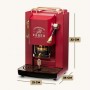 Faber Pro Deluxe Cherry Red ESE Pad Espressomaschine