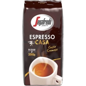 Segafredo Zanetti Espresso Casa – Grain entier 1 kg – Convient pour toutes les spécialités de café italiennes – Torréfaction moyenne, pleine saveur avec notes de chocolat