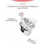 . Écouteurs Bluetooth, écouteurs intra-auriculaires sans fil, réduction du bruit