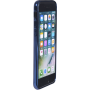 Coque souple transparente et métal bleu Colorblock pour iPhone 6/6S/7/8