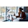  WH64 Dual UC Casque sans Fil Arceau Bureau/Centre d'appels Micro-USB Bluetooth Noir