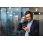 WH64 Dual UC Casque sans Fil Arceau Bureau/Centre d'appels Micro-USB Bluetooth Noir