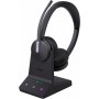  WH64 Dual Teams Casque sans Fil Arceau Bureau/Centre d'appels Micro-USB Bluetooth Noir