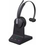  WH64 Mono Teams Casque avec Station de Base – Idéal pour Microsoft Teams, Design Confortable à Une Oreille, réduction du Bruit, Port USB