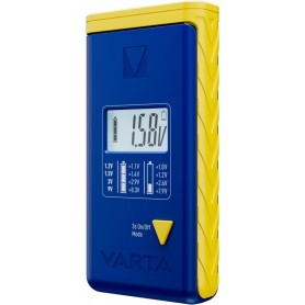 VARTA Testeur de Piles LCD numérique pour Piles, Batteries et Piles Boutons, Appareil de Test pour Toutes Les Tailles de Piles importantes (AA, AAA, C, D, 9 V) avec 2 Piles V13GA (LR44)