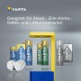 VARTA Testeur de Piles LCD numérique pour Piles, Batteries et Piles Boutons, Appareil de Test pour Toutes Les Tailles de Piles importantes (AA, AAA, C, D, 9 V) avec 2 Piles V13GA (LR44)