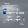 VARTA Testeur de Piles LCD numérique pour Piles, Batteries et Piles Boutons, Appareil de Test pour Toutes Les Tailles de Piles importantes (AA, AAA, C, D, 9 V) avec 2 Piles V13GA (LR44)