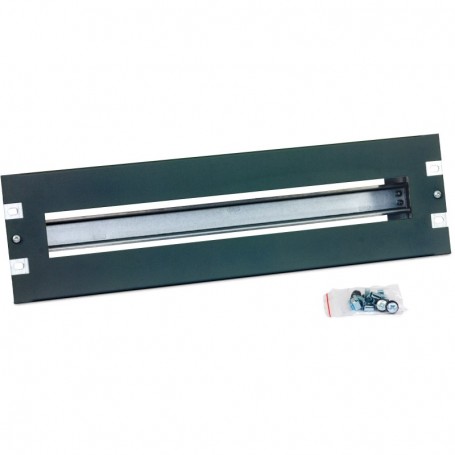 Triton RAB-JL-X01-A1 19\" circuit-breaker strip 3U with top-hat rail, black